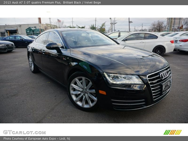 Brilliant Black / Velvet Beige 2013 Audi A7 3.0T quattro Premium Plus