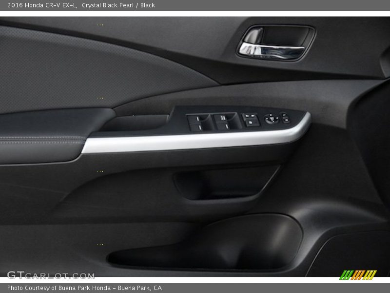 Crystal Black Pearl / Black 2016 Honda CR-V EX-L