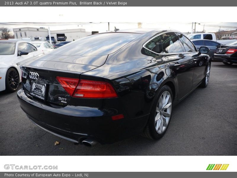 Brilliant Black / Velvet Beige 2013 Audi A7 3.0T quattro Premium Plus