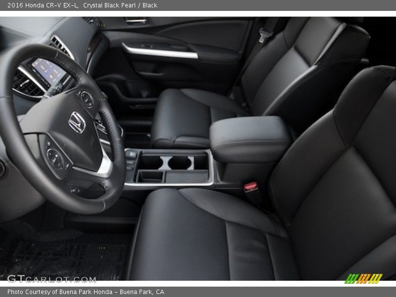 Crystal Black Pearl / Black 2016 Honda CR-V EX-L