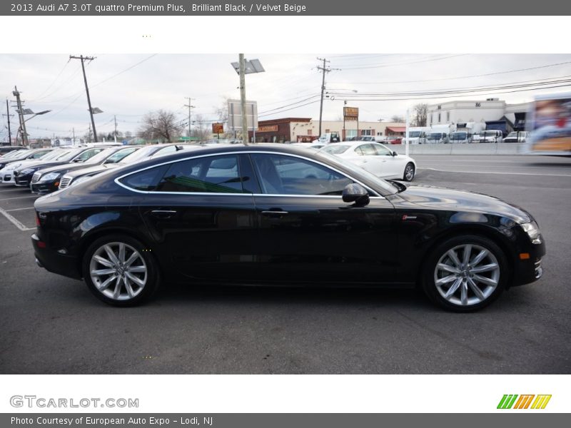 Brilliant Black / Velvet Beige 2013 Audi A7 3.0T quattro Premium Plus