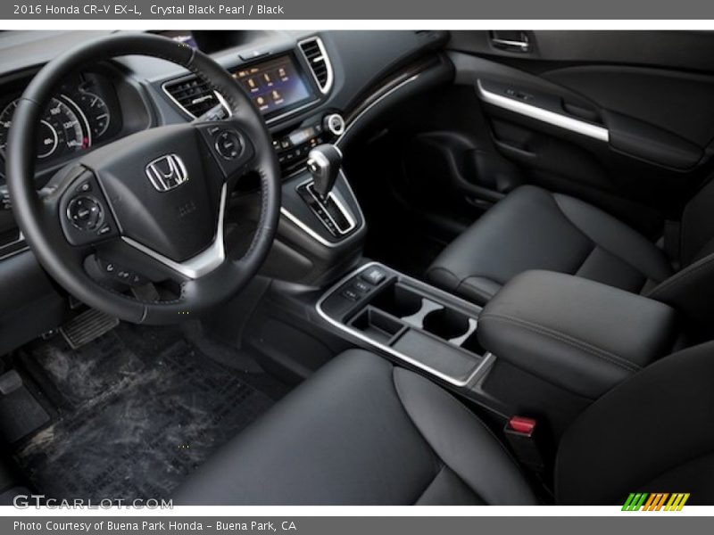 Crystal Black Pearl / Black 2016 Honda CR-V EX-L