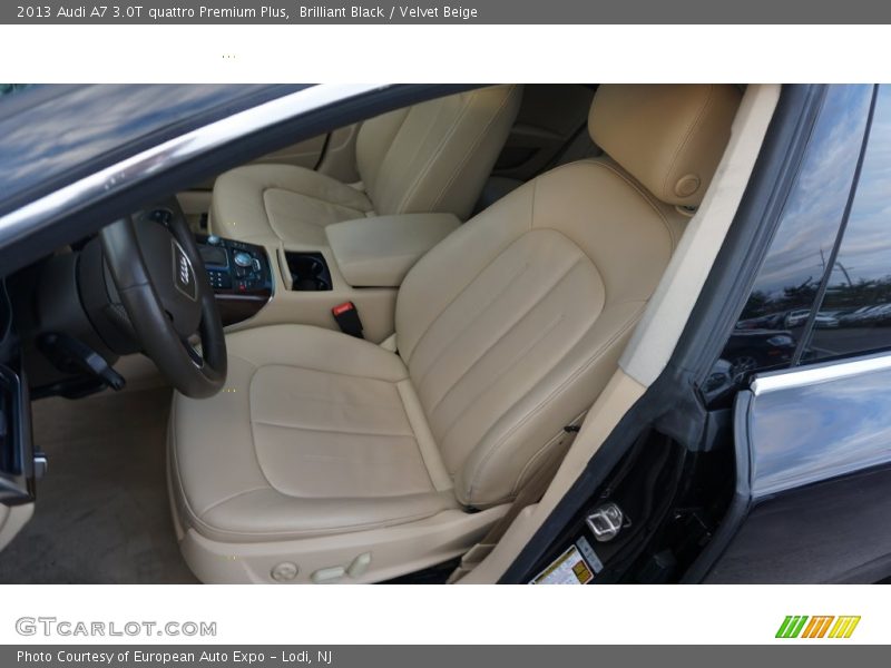 Brilliant Black / Velvet Beige 2013 Audi A7 3.0T quattro Premium Plus