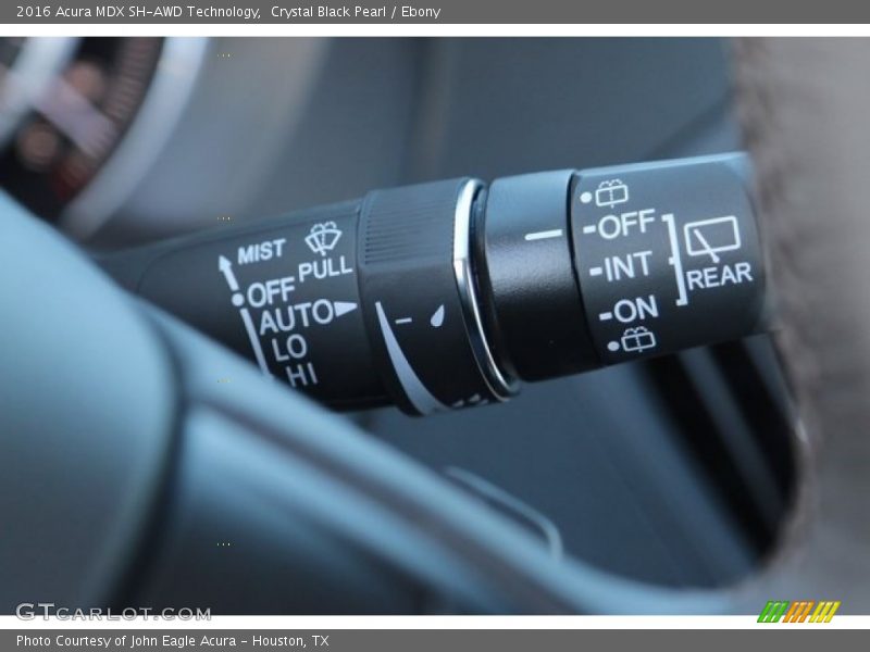 Crystal Black Pearl / Ebony 2016 Acura MDX SH-AWD Technology