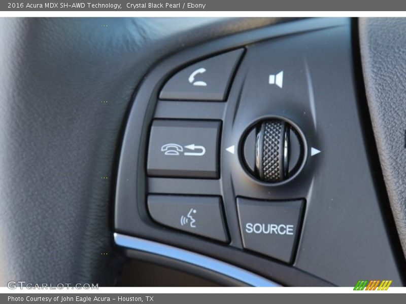 Crystal Black Pearl / Ebony 2016 Acura MDX SH-AWD Technology