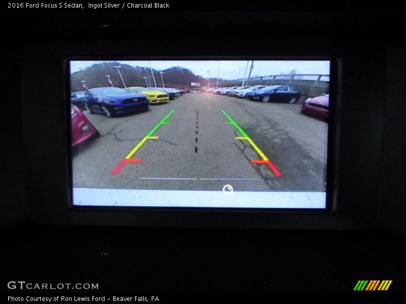 Ingot Silver / Charcoal Black 2016 Ford Focus S Sedan