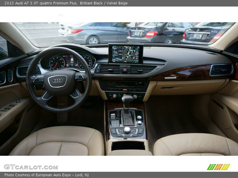 Brilliant Black / Velvet Beige 2013 Audi A7 3.0T quattro Premium Plus