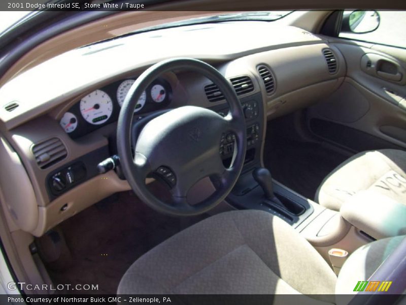 Stone White / Taupe 2001 Dodge Intrepid SE