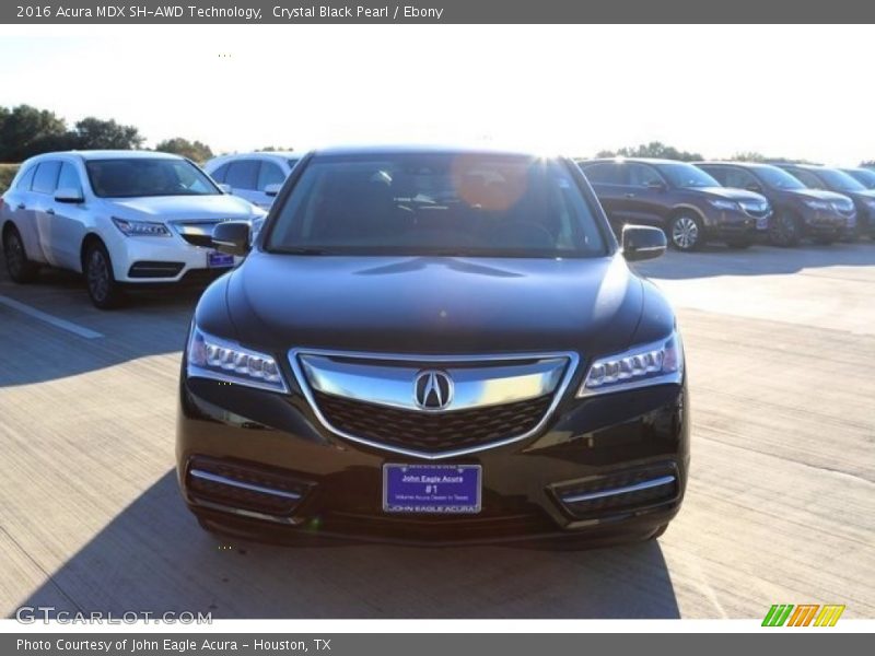 Crystal Black Pearl / Ebony 2016 Acura MDX SH-AWD Technology