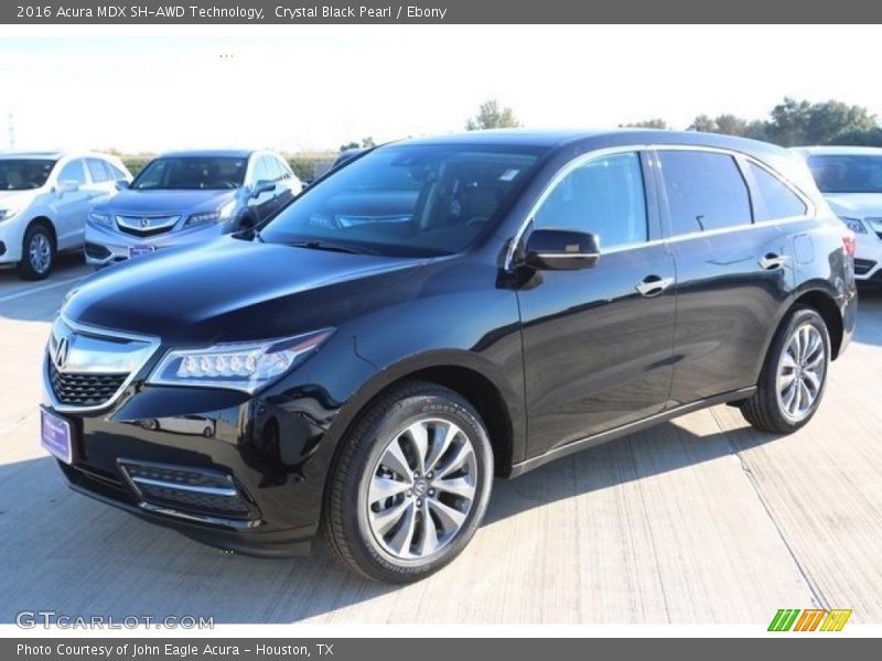 Crystal Black Pearl / Ebony 2016 Acura MDX SH-AWD Technology