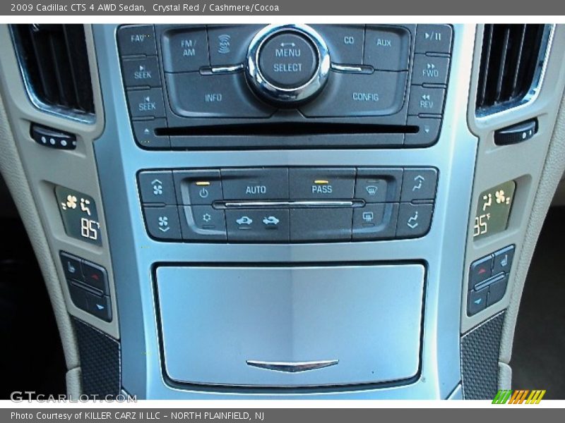 Crystal Red / Cashmere/Cocoa 2009 Cadillac CTS 4 AWD Sedan