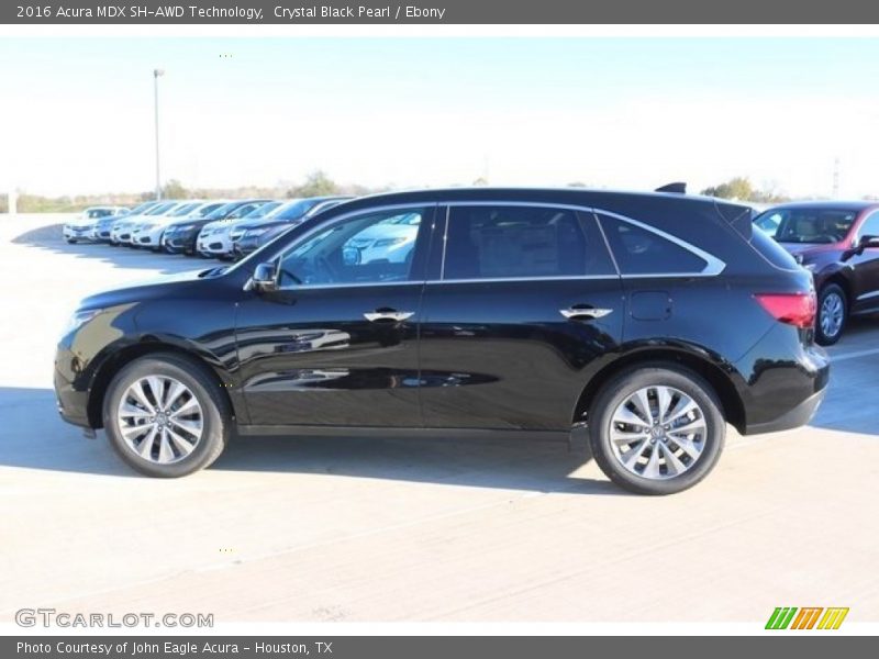 Crystal Black Pearl / Ebony 2016 Acura MDX SH-AWD Technology