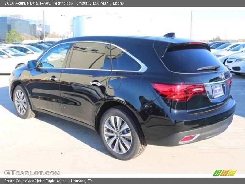Crystal Black Pearl / Ebony 2016 Acura MDX SH-AWD Technology