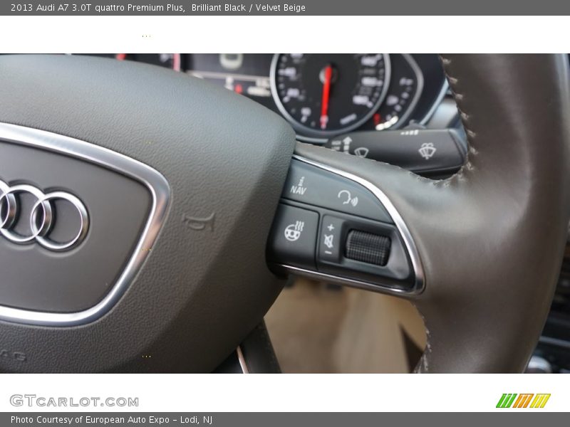 Brilliant Black / Velvet Beige 2013 Audi A7 3.0T quattro Premium Plus