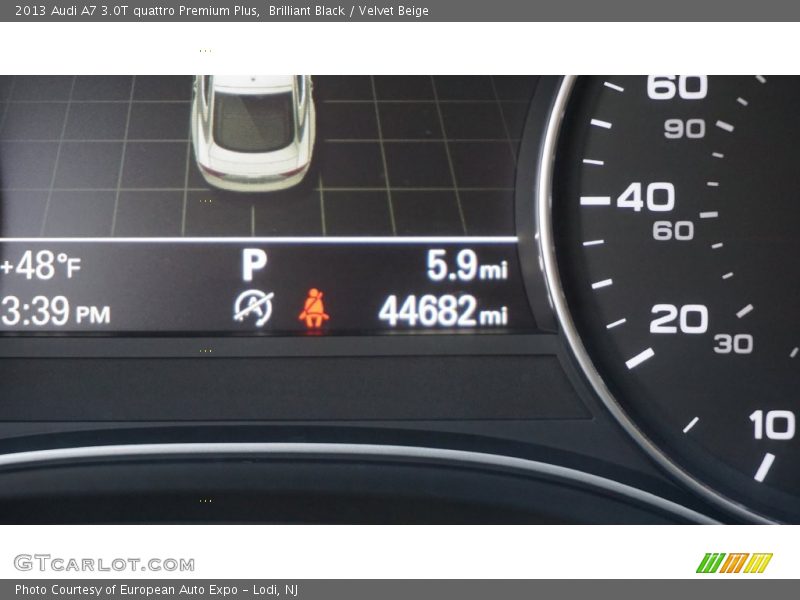 Brilliant Black / Velvet Beige 2013 Audi A7 3.0T quattro Premium Plus