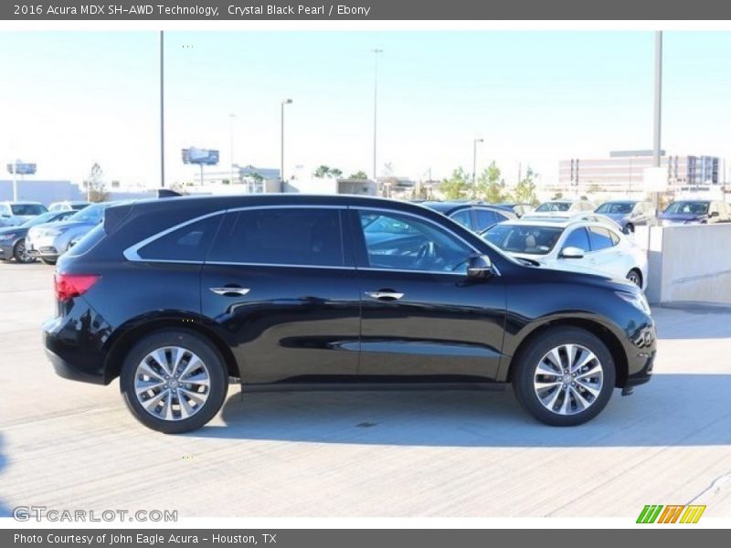 Crystal Black Pearl / Ebony 2016 Acura MDX SH-AWD Technology