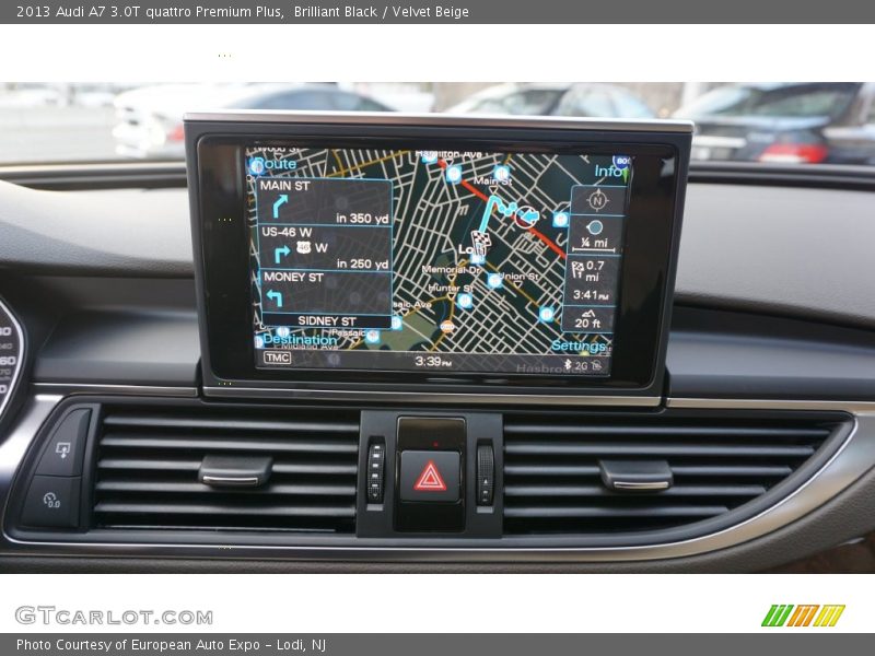 Brilliant Black / Velvet Beige 2013 Audi A7 3.0T quattro Premium Plus