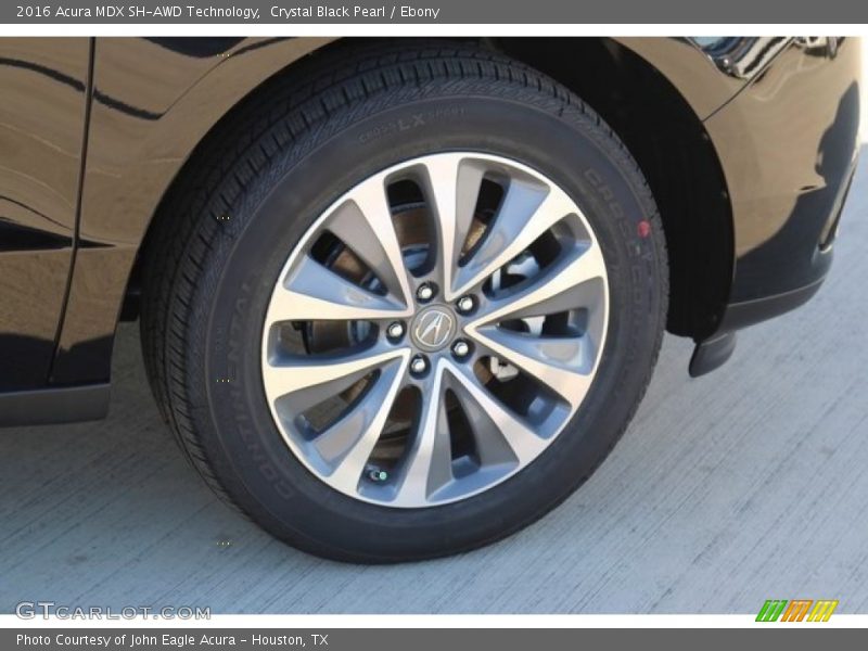 Crystal Black Pearl / Ebony 2016 Acura MDX SH-AWD Technology
