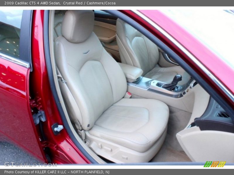 Crystal Red / Cashmere/Cocoa 2009 Cadillac CTS 4 AWD Sedan