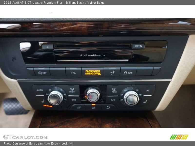 Brilliant Black / Velvet Beige 2013 Audi A7 3.0T quattro Premium Plus