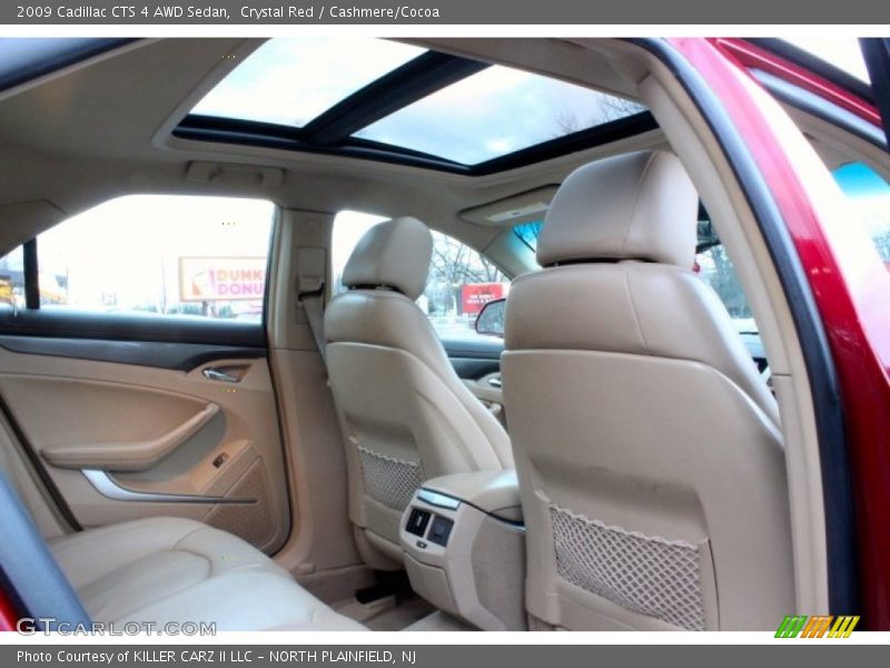 Crystal Red / Cashmere/Cocoa 2009 Cadillac CTS 4 AWD Sedan