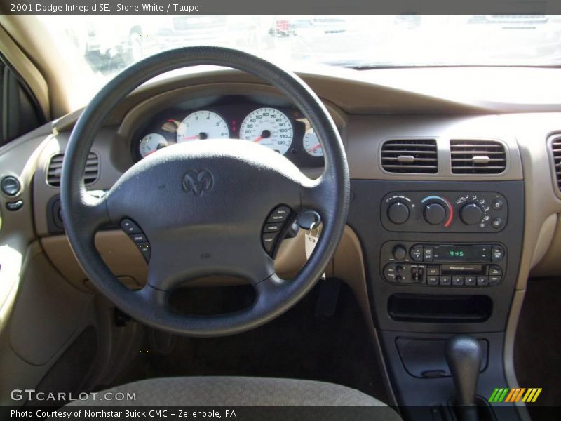 Stone White / Taupe 2001 Dodge Intrepid SE