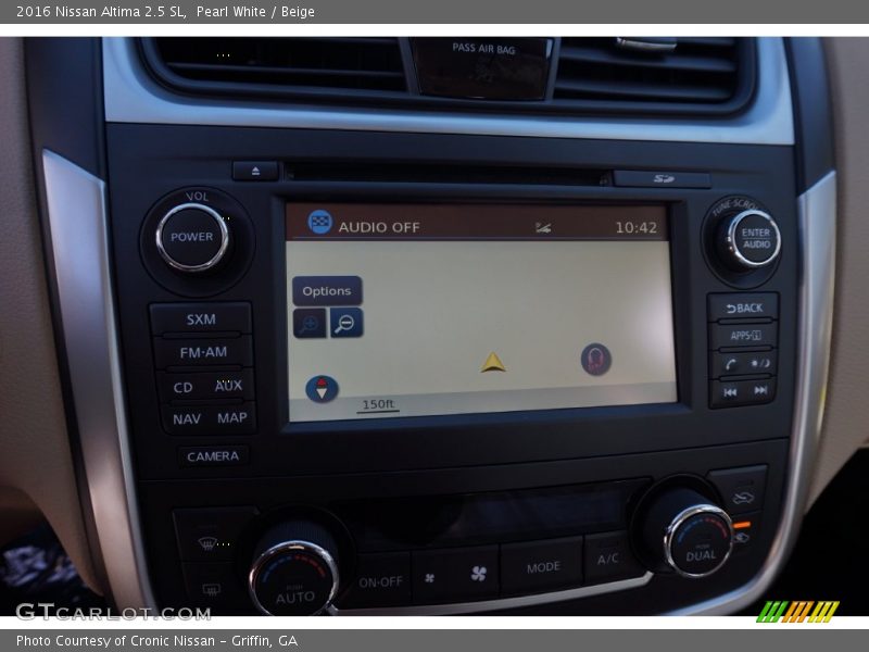 Pearl White / Beige 2016 Nissan Altima 2.5 SL