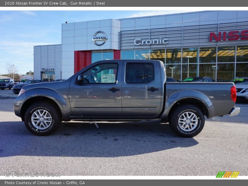 Gun Metallic / Steel 2016 Nissan Frontier SV Crew Cab