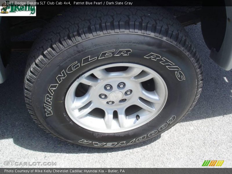 Patriot Blue Pearl / Dark Slate Gray 2003 Dodge Dakota SLT Club Cab 4x4