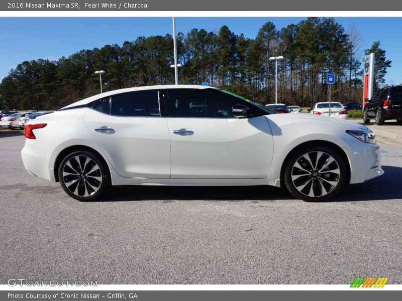 Pearl White / Charcoal 2016 Nissan Maxima SR