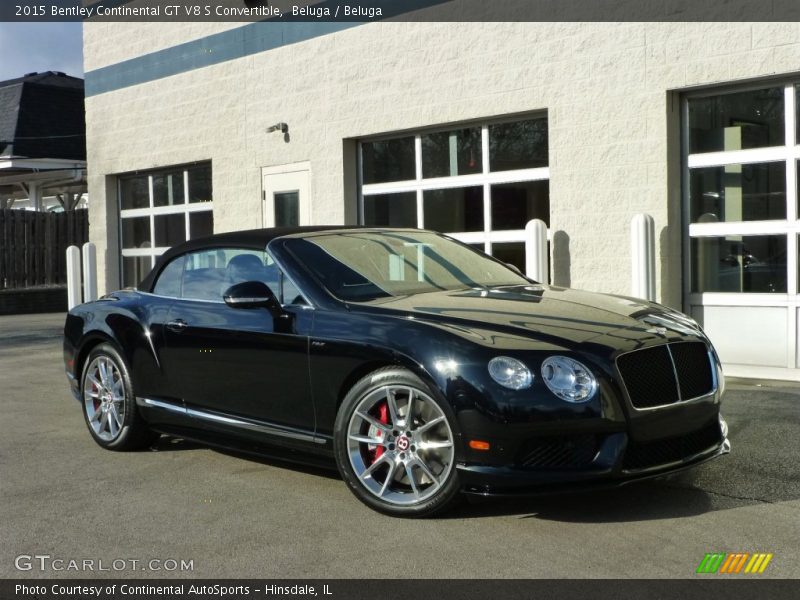 Front 3/4 View of 2015 Continental GT V8 S Convertible