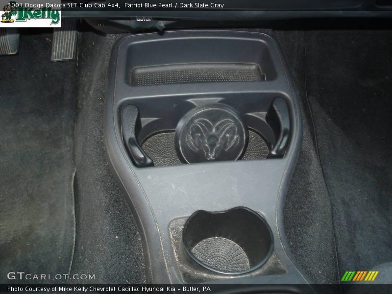 Patriot Blue Pearl / Dark Slate Gray 2003 Dodge Dakota SLT Club Cab 4x4