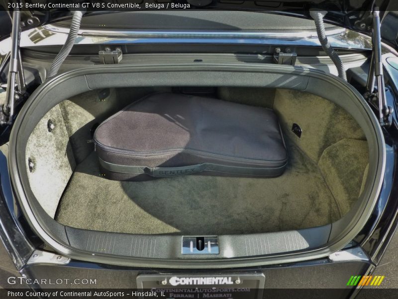  2015 Continental GT V8 S Convertible Trunk