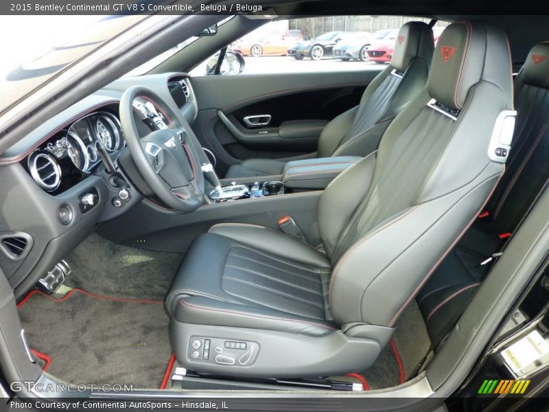  2015 Continental GT V8 S Convertible Beluga Interior