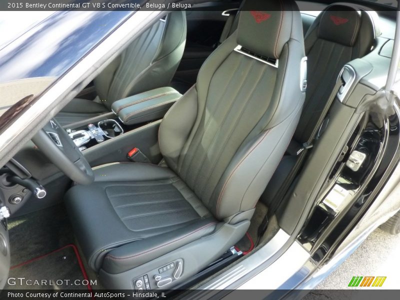 Front Seat of 2015 Continental GT V8 S Convertible