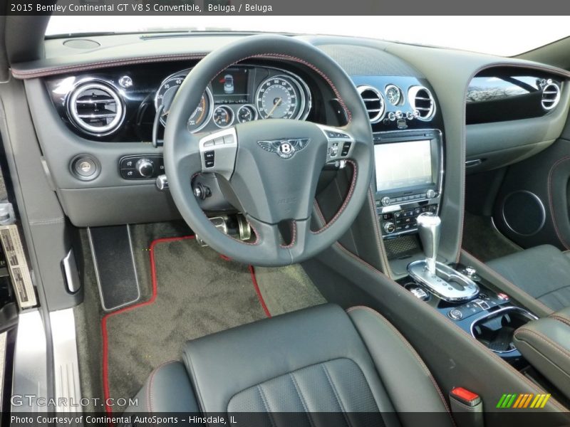 Dashboard of 2015 Continental GT V8 S Convertible