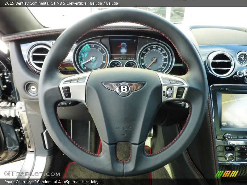  2015 Continental GT V8 S Convertible Steering Wheel
