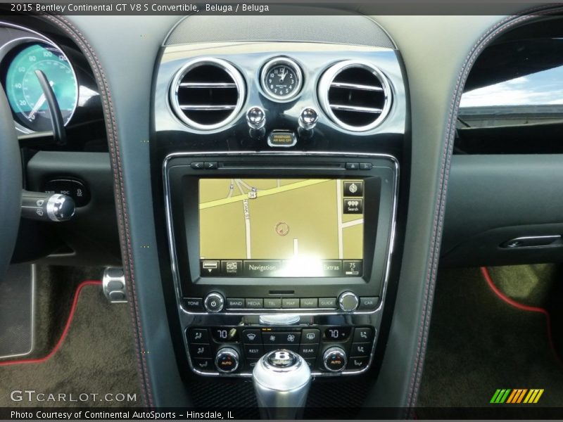 Controls of 2015 Continental GT V8 S Convertible