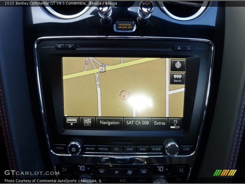 Navigation of 2015 Continental GT V8 S Convertible