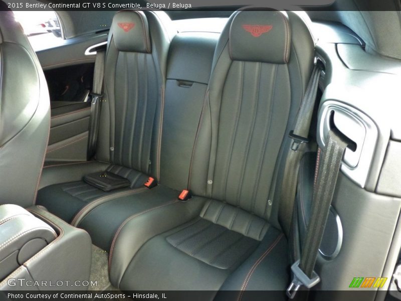 Rear Seat of 2015 Continental GT V8 S Convertible
