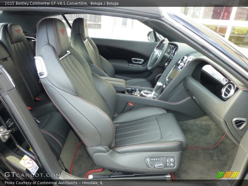 Front Seat of 2015 Continental GT V8 S Convertible