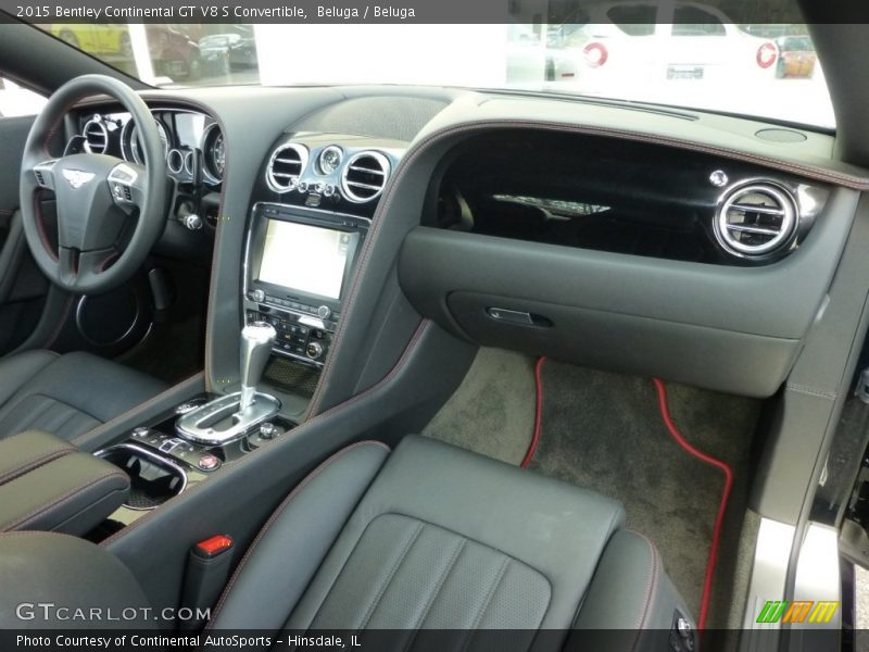 Dashboard of 2015 Continental GT V8 S Convertible