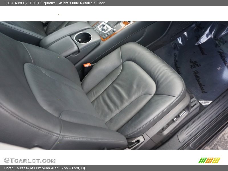Atlantis Blue Metallic / Black 2014 Audi Q7 3.0 TFSI quattro