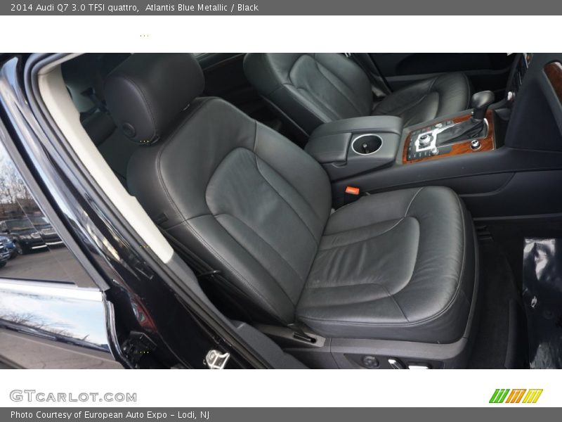 Atlantis Blue Metallic / Black 2014 Audi Q7 3.0 TFSI quattro