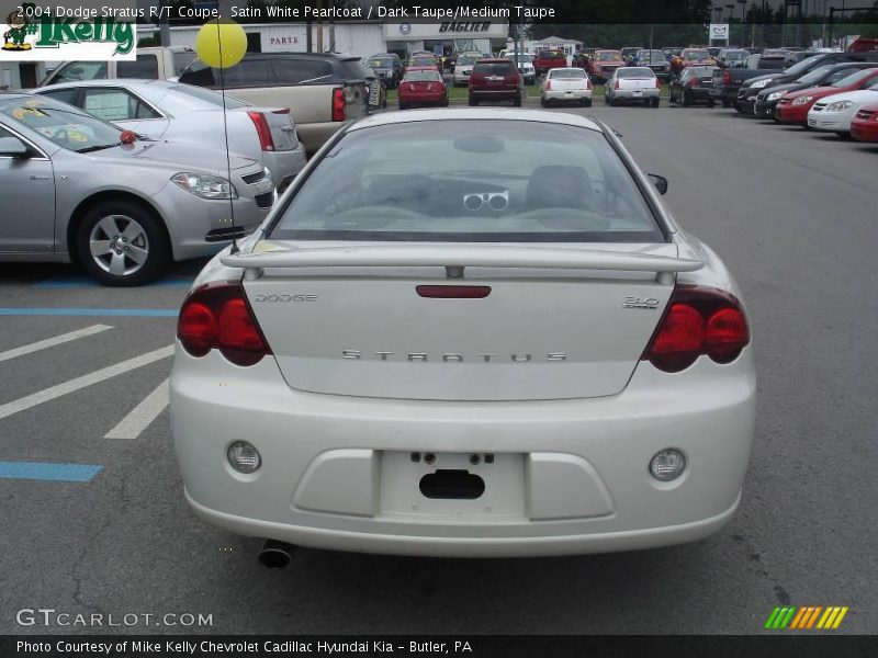 Satin White Pearlcoat / Dark Taupe/Medium Taupe 2004 Dodge Stratus R/T Coupe