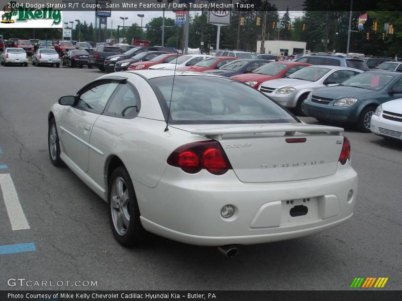 Satin White Pearlcoat / Dark Taupe/Medium Taupe 2004 Dodge Stratus R/T Coupe