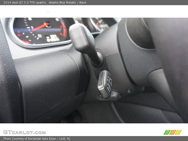 Atlantis Blue Metallic / Black 2014 Audi Q7 3.0 TFSI quattro
