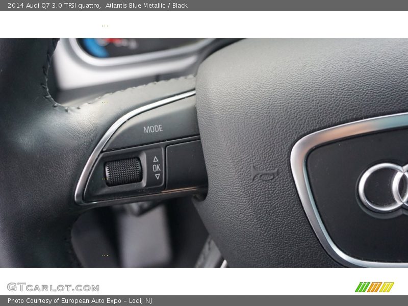 Atlantis Blue Metallic / Black 2014 Audi Q7 3.0 TFSI quattro