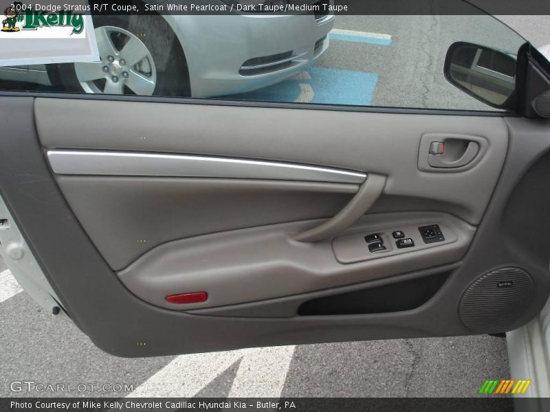 Satin White Pearlcoat / Dark Taupe/Medium Taupe 2004 Dodge Stratus R/T Coupe