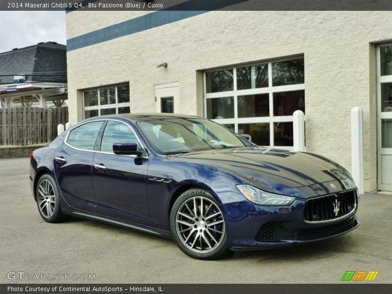 Blu Passione (Blue) / Cuoio 2014 Maserati Ghibli S Q4